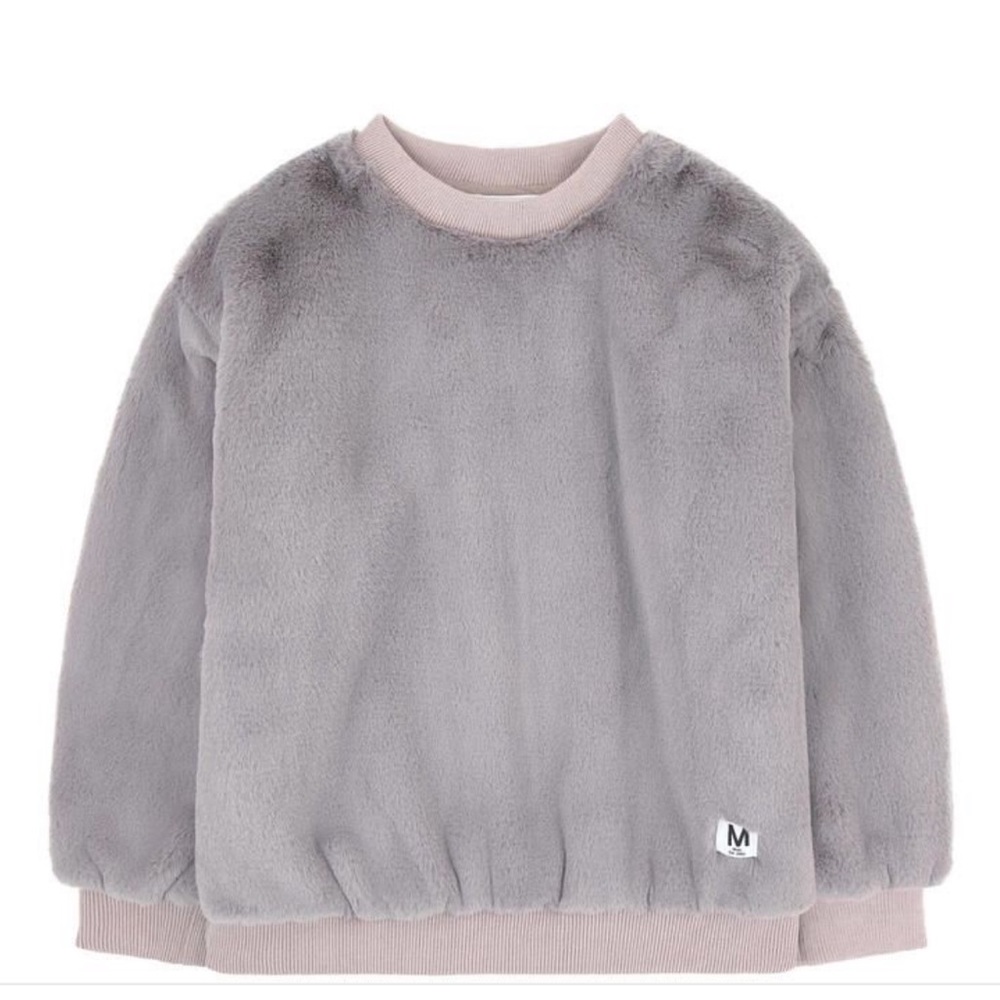 Molo Kids Mariana Kids faux fur sweatshirt Unisex
